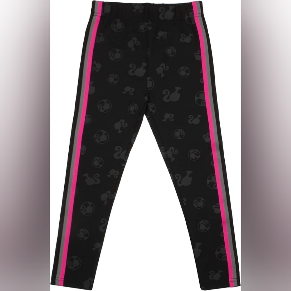 Barbie Black and Pink Track Pants